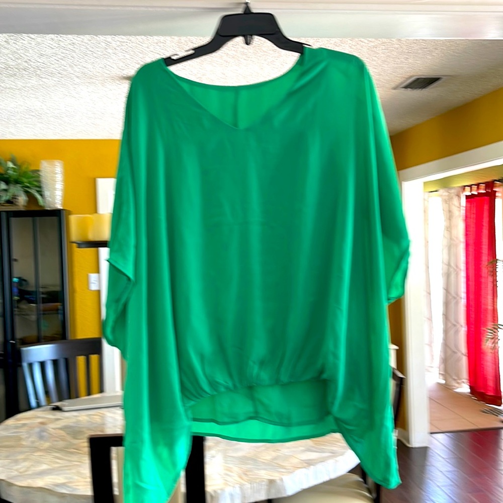 Beautiful green blouse!